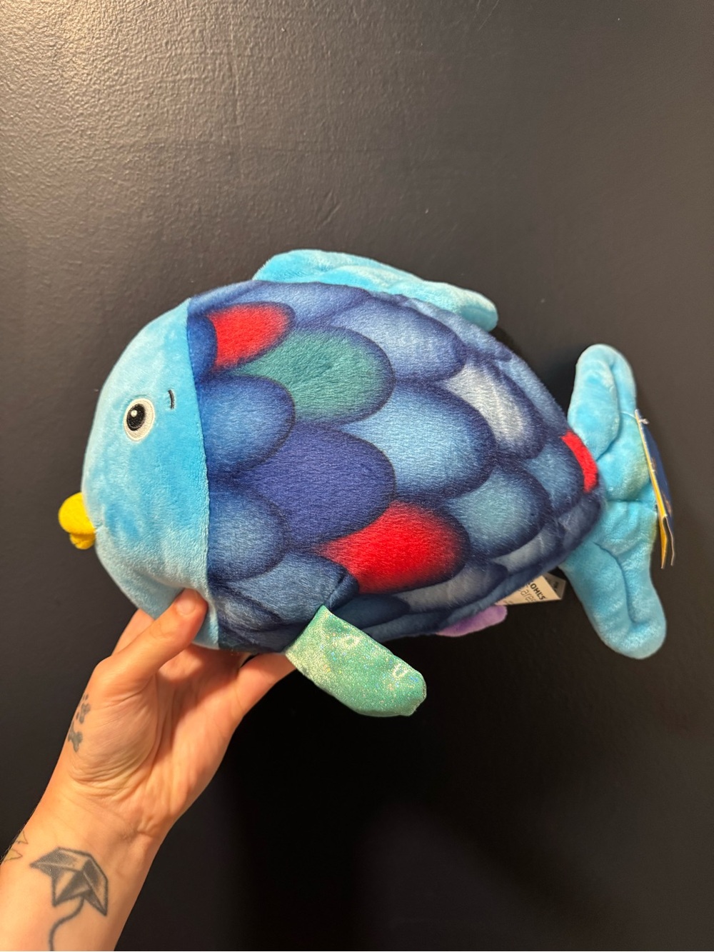 Kohl's Cares The Rainbow Fish Plush 2021 Marcus Pfister Stuffed Animal Blue Fish